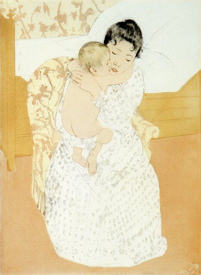 Mary Cassatt - The Coiffure by Mary Cassatt